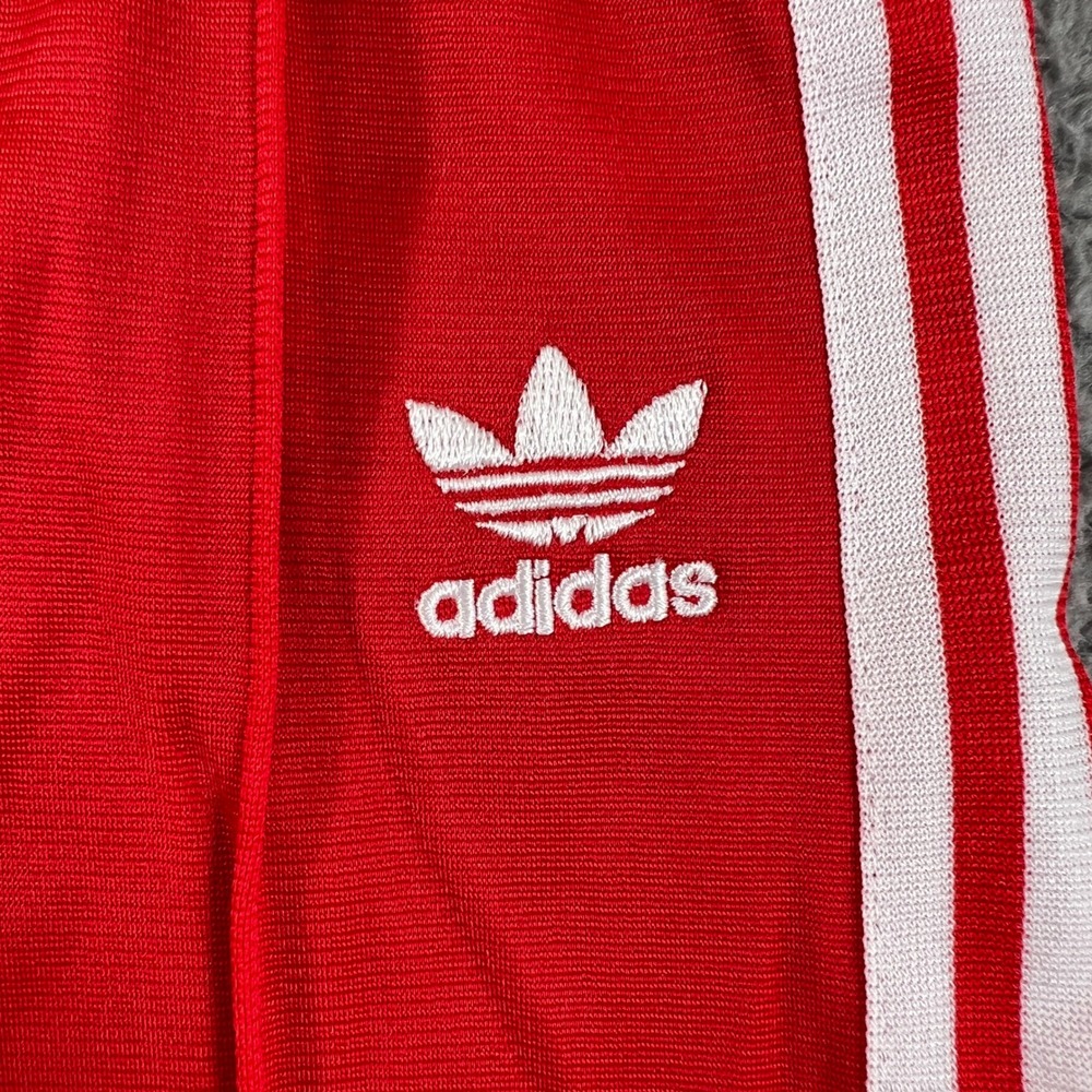 Adidas Track Suit Kids 9M Red Disney Goofy Superstar Jacket Pants Set Vintage - Picture 13 of 16